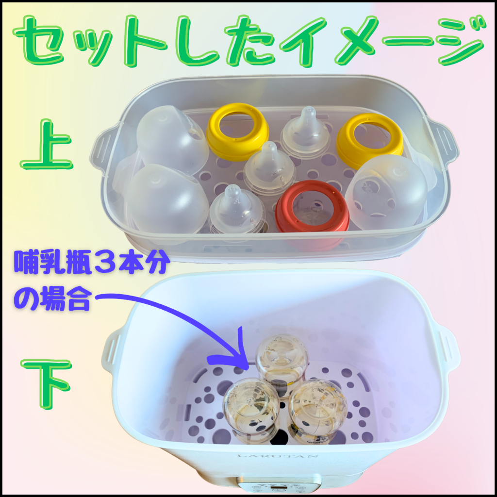 完ミならこれ必須】LARUTAN（ラルタン）哺乳瓶除菌乾燥機｜使い方・お