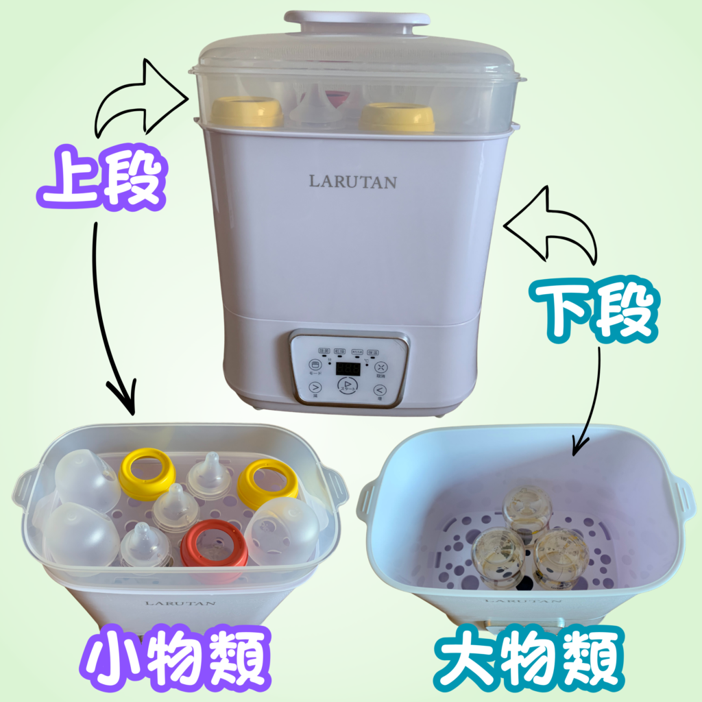 完ミならこれ必須】LARUTAN（ラルタン）哺乳瓶除菌乾燥機｜使い方・お